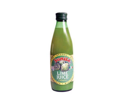 Sunita Lime Juice - Organic [250ml x 12] Sunita