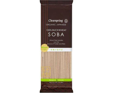 Clearspring Soba Noodles - 100% Buckwheat [200g] Clearspring