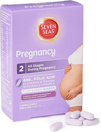 Seven Seas Pregnancy Multivitamin with Folic Acid 4 Week Supply - 28 Capsules