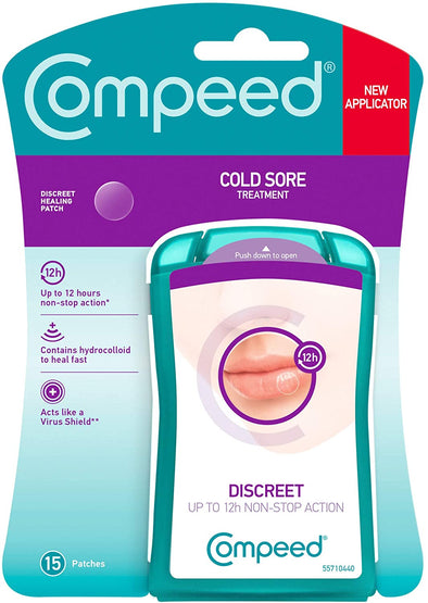 Compeed Cold Sore Patch, 15 Patches