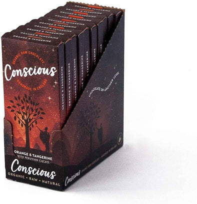 Conscious Orange & Tangerine Chocolate 60g x 10