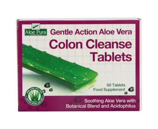 Aloe Pura Aloe Vera Action Colon Cleanse Tablets [60s] Aloe Pura
