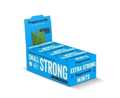 Peppersmith Xylitol ExtraStrong Mints [15g x 12] Peppersmith