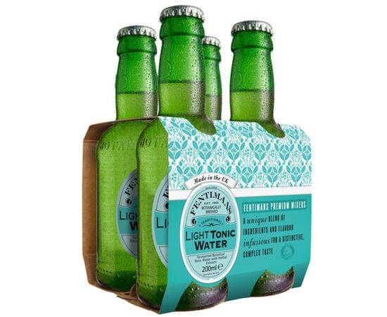 Fentimans Light Tonic Water - Multi Pack [(200ml x 4)] Fentimans