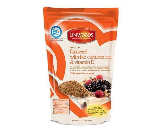 Linwoods Milled Flaxseed With Probiotic & Vit D [360g] Linwoods