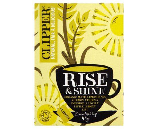 Clipper Rise & Shine Lemon'gr Lem Verbena [20 Bags x 6]