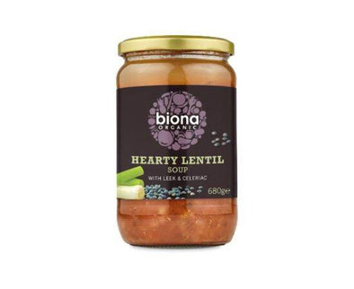 Biona Hearty Lentil Soup [680g x 6] Biona