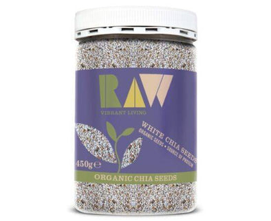 Raw Vibrant/L White ChiaSeeds [450g] Raw Health
