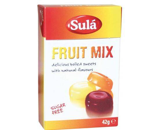 Sula Fruit Mix Sweets - Sugar Free [42g x 14] Sula