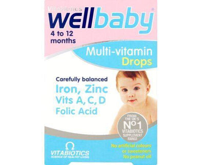 Vitabiotics Wellkid Baby Drops - Liquid [30ml] Vitabiotics