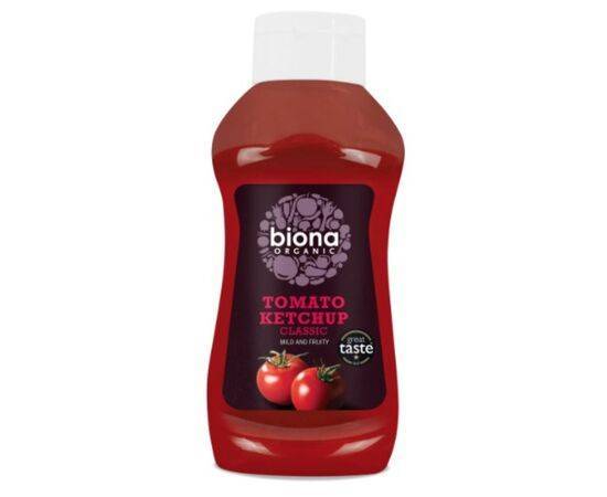 Biona Tomato Ketchup - Classic Squeezy [560g] Biona