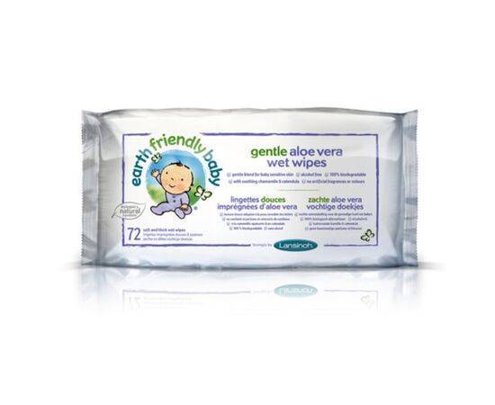 Earth/F Baby Gentle AloeVera Wet Wipes [72s] Earth Friendly Baby