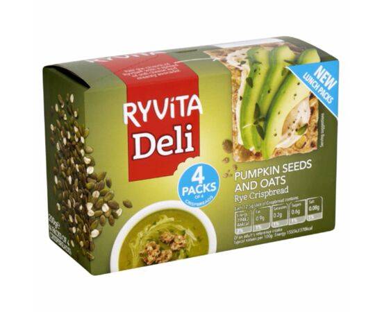 Ryvita Pumpkin Seed & OatCrispbread [200g x 8] Ryvita