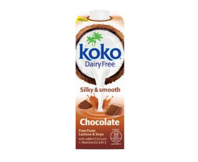 Koko Dairy Free Chocolate Coconut Milk + Calcium [1Ltr] Koko