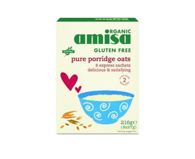 Amisa Express Porridge Oats - Sachets [(8 pack) x 4] Amisa