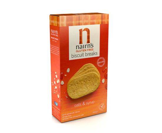 Nairns GF Biscuit BreaksOat & Syrup [160g] Nairns