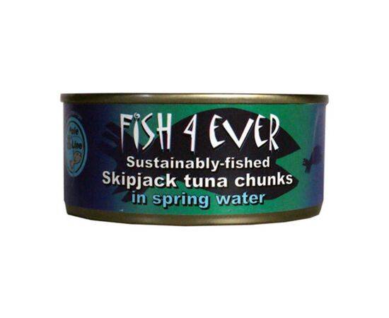 Fish 4 Ever Skipjack Tuna Chunks In Spring Water [160g] Fish 4 Ever
