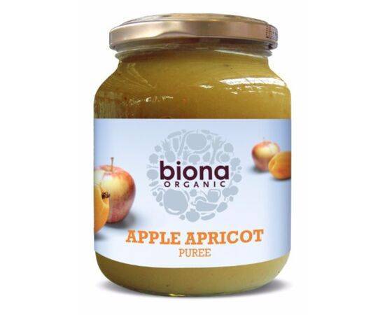 Biona Apple & Apricot Puree [350g x 6] Biona