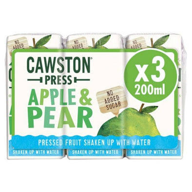 Cawston Kids Apple & Pear - Multi Pack (200mlx3) x 6