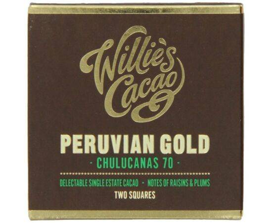 Willies Chulucanas Gold Peruvian 70 Dark Choc [80g] Willies