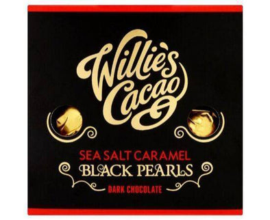 Willies Black Pearls Sea Salt Caramel Chocolates [150g] Willies