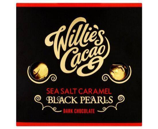 Willies Black Pearls Sea Salt Caramel Chocolates [150g] Willies