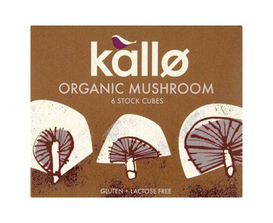Kallo Mushroom Stock Cubes - Organic [66g] Kallo
