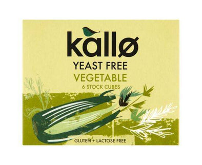 Kallo Vegetable Stock Cubes - Yeast Free [66g] Kallo