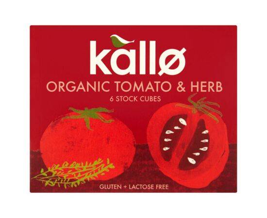 Kallo Tomato & Herb Stock Cubes - Organic [66g] Kallo