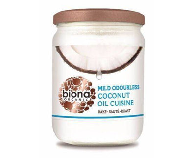 Biona Coconut Oil Cuisine - Mild & Odourless [470ml] Biona