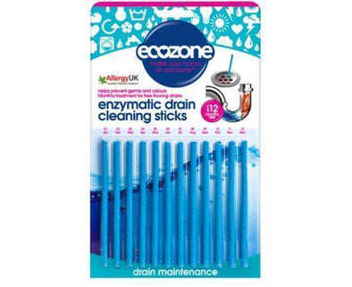 Ecozone Enzymatic Drain Cleaning Sticks [25g] Ecozone