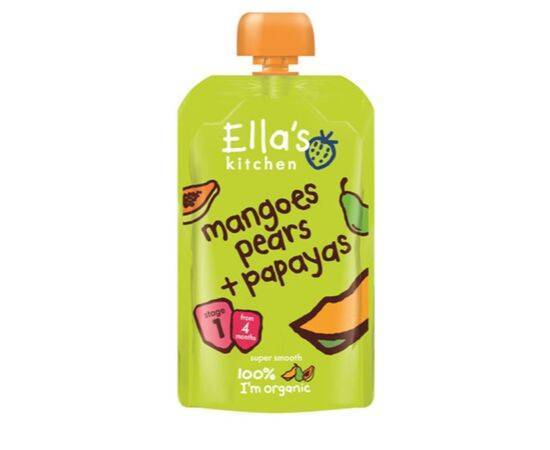 Ellas/K Mango Pear & Papaya 4m+ [120g x 7] Ellas Kitchen