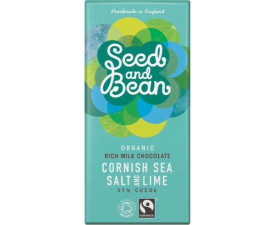 Org Seed/B Seasalt Tropical Lime Milk Choc [85g x 8]