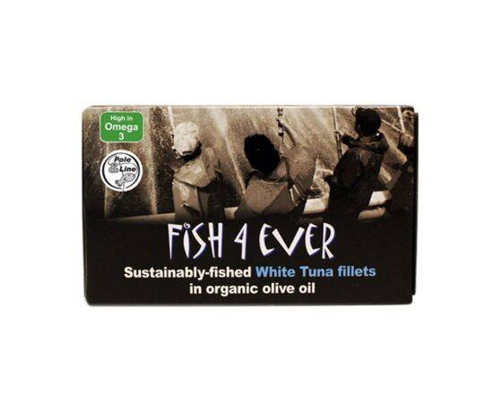 Fish 4 Ever Tuna Fillet In Organic Olive Oil [220g] Fish 4 Ever