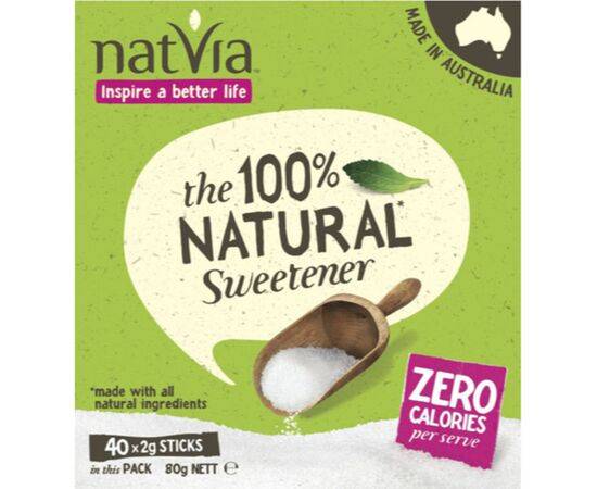Natvia Sweetener Sticks [40s x 4] Natvia