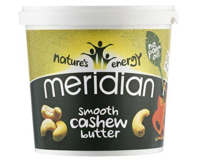 Meridian Cashew Butter Smooth 100% Nuts [1kg] Meridian
