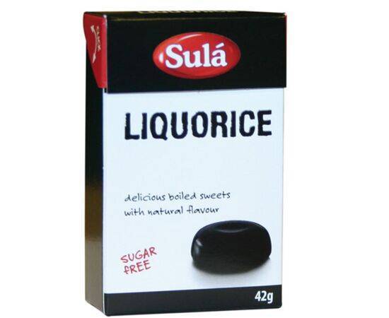 Sula Liquorice Sweets - Sugar Free [42g x 14] Sula