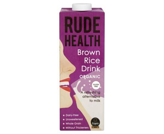 Rude/H Organic Brown Rice Drink [1Ltr] Rude Health