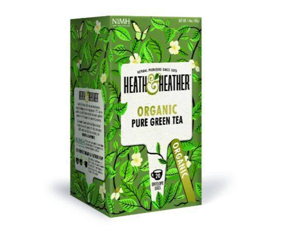 Heath&H Organic Green Tea [20 Bags] Heath & Heather