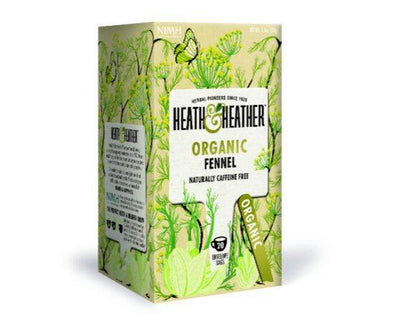 Heath&H Organic Fennel [20 Bags] Heath & Heather