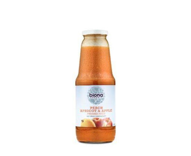 Biona Peach Apricot & Apple Juice [1Ltr] Biona