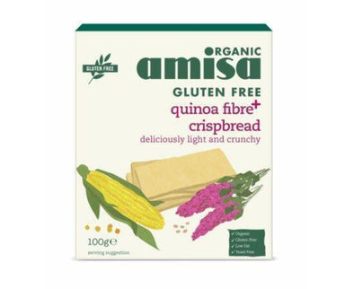 Amisa Quinoa Fibre Plus Crispbread [100g] Amisa