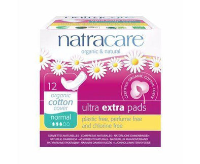 Natracare Ultra Extra Pads With Wings - Normal [12s] Natracare