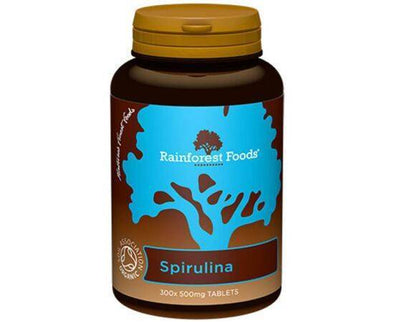 Rainforest/F Spirulina 500Mg Tablets [300s] Rainforest Foods