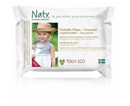 N/Baby Flushable Family Wipes [220g] Nature Baby