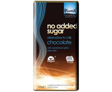 Plamil No Added Sugar AltTo Milk Chocolate [100g x 12]
