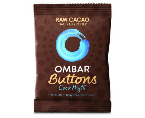 Ombar Coco Mylk Dairy Free Chocolate Buttons [25g x 15] Ombar