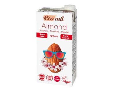 Ecomil Almond Natural Drink [1Ltr x 6] Ecomil