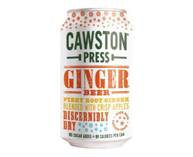 Cawston Sparkling Ginger Beer - Cans [330ml x 24] Cawston