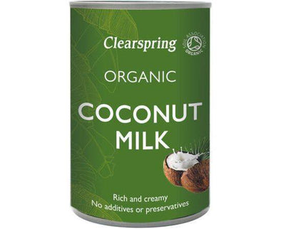 Clearspring Organic Coconut Milk [400ml x 6] Clearspring